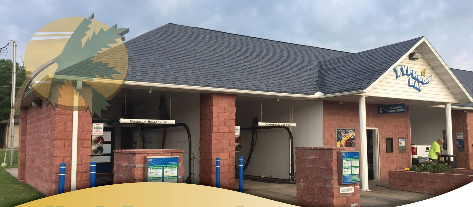 Typhoon Bay Car Wash building in Fort Scott, Kansas